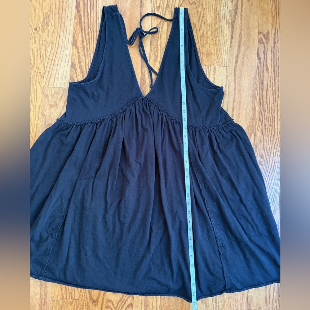 American Eagle Outfitters Black Sleeveless Dress 100% Cotton. Size: XL - Picture 6 of 7